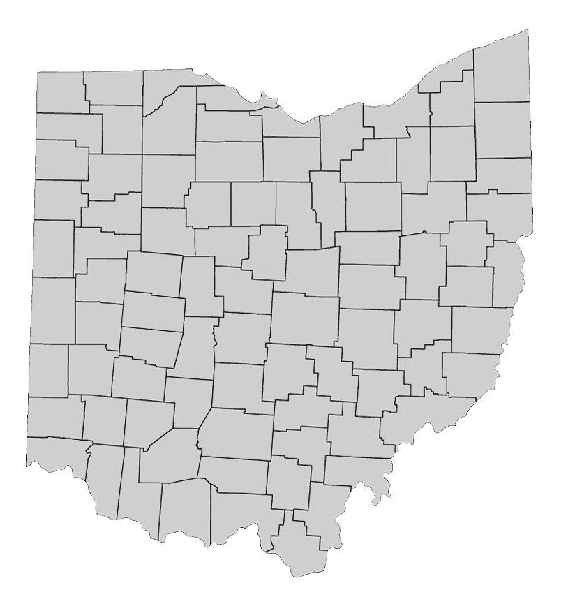 Southeastern Ohio Map With Counties